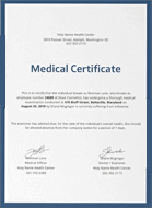 Certifikát Cleorix